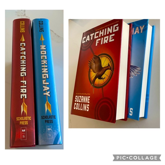 Suzanne Collins: Hunger Games Books 2 & 3 “Catching Fire” & “Mockingjay”. EUC - Picture 3 of 6